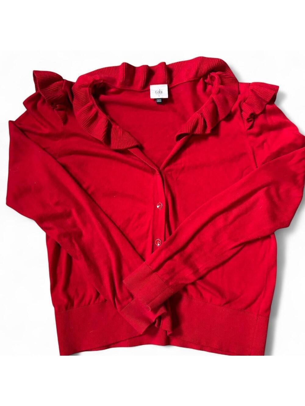 Cabi Women's Red Cardigan